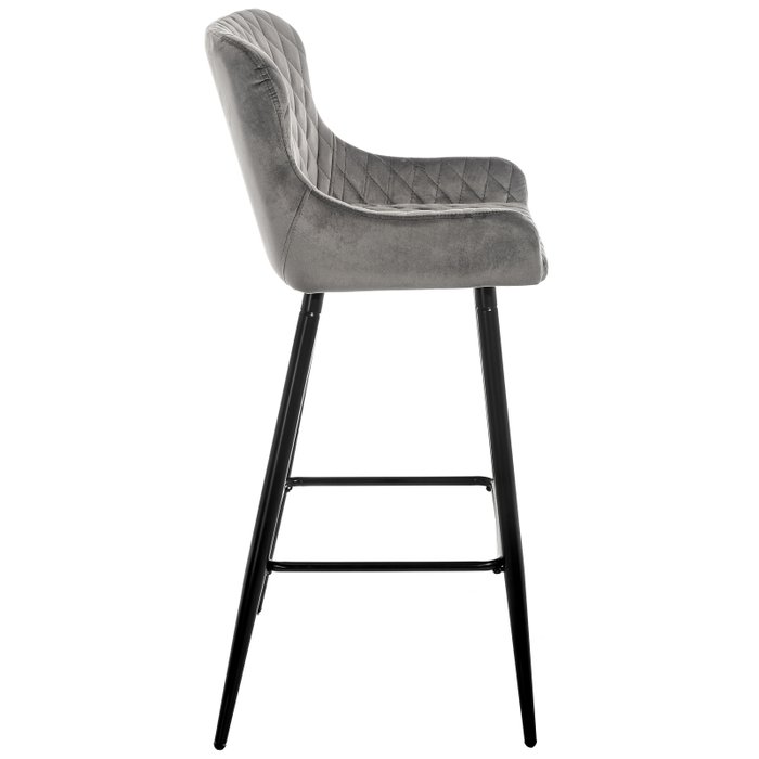 Барный стул Mint серого цвета - лучшие Барные стулья в INMYROOM