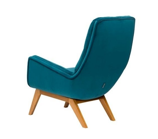 Кресло Orhus синего цвета - лучшие Интерьерные кресла в INMYROOM