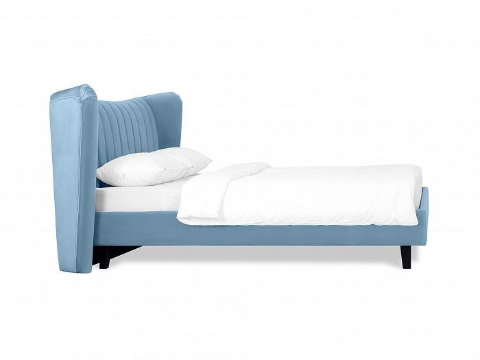 Кровать Queen Agata L 160х200 голубого цвета - лучшие Кровати для спальни в INMYROOM