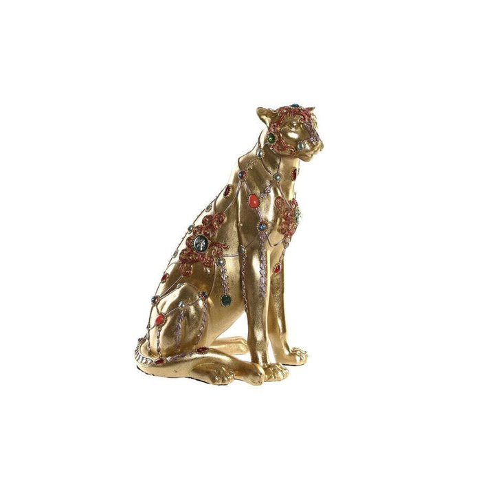 Декоративная фигура DKD Home Decor Леопардовый Смола Колониальный (25,5 x 17 x 33 cm) Декоративная фигура DKD Home Decor Леопардовый Смола Колониальный (25,5 x 17 x 33 cm)