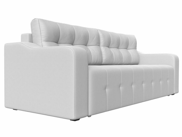 Прямой диван-кровать Лиссабон белого цвета (экокожа) - лучшие Прямые диваны в INMYROOM
