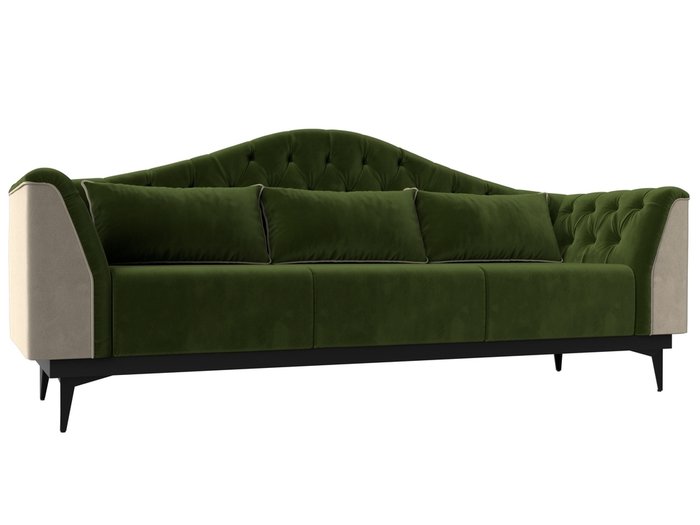 Прямой диван-кровать Флорида зеленого цвета