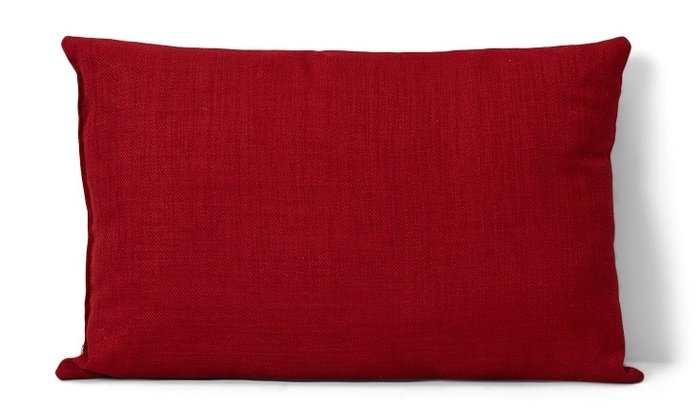 Набор из двух подушек бордового цвета