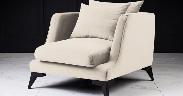 Кресло Dimension simple белого цвета - купить Интерьерные кресла по цене 49900.0