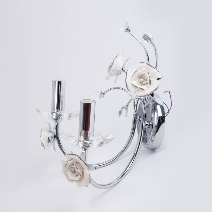 Бра 2031/2(chrome) (металл, цвет хром) - лучшие Бра и настенные светильники в INMYROOM Бра 2031/2(chrome) (металл, цвет хром) - лучшие Бра и настенные светильники в INMYROOM