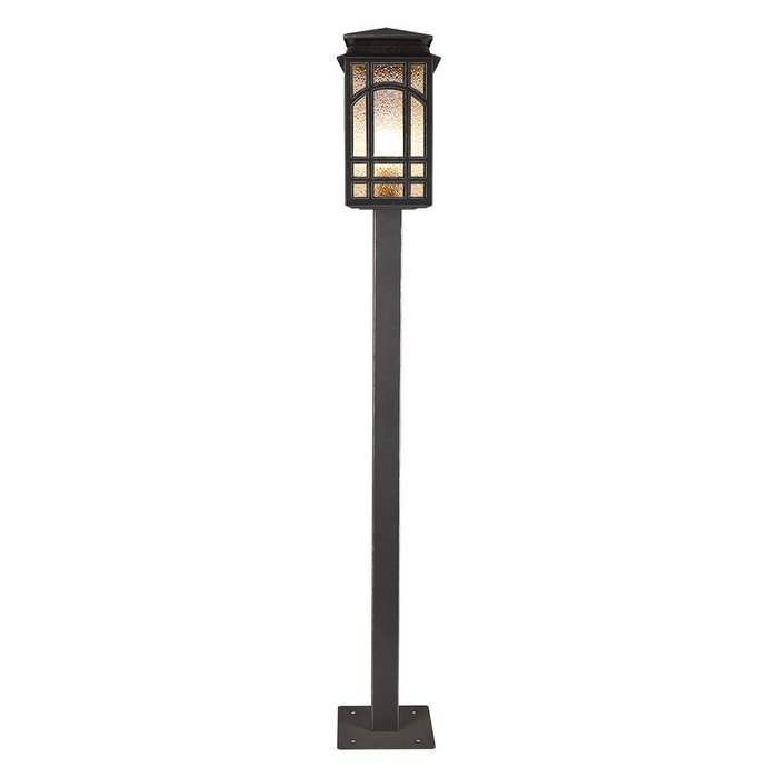 Уличный фонарь Джаз черного цвета - лучшие Наземные светильники в INMYROOM