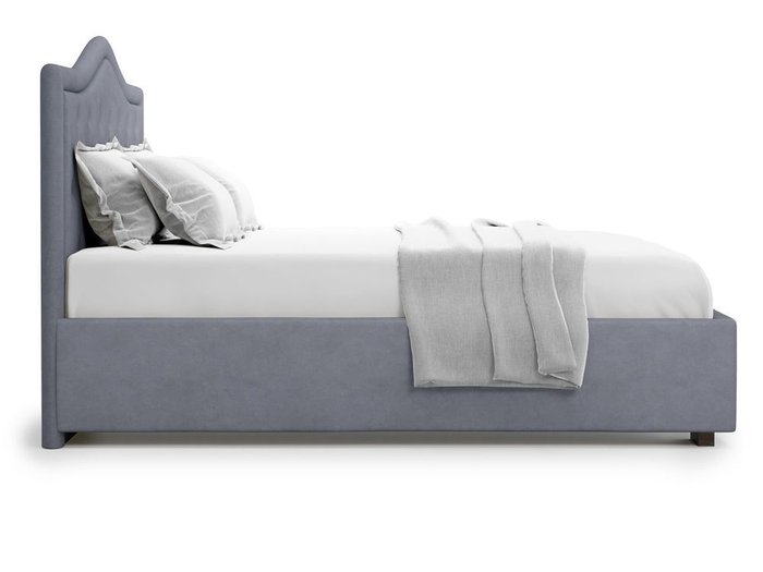 Кровать с подъемным механизмом Tibr 180х200 серого цвета - лучшие Кровати для спальни в INMYROOM