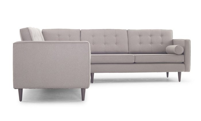 Модульный угловой диван в скандинавском стиле - купить Угловые диваны по цене 147000.0