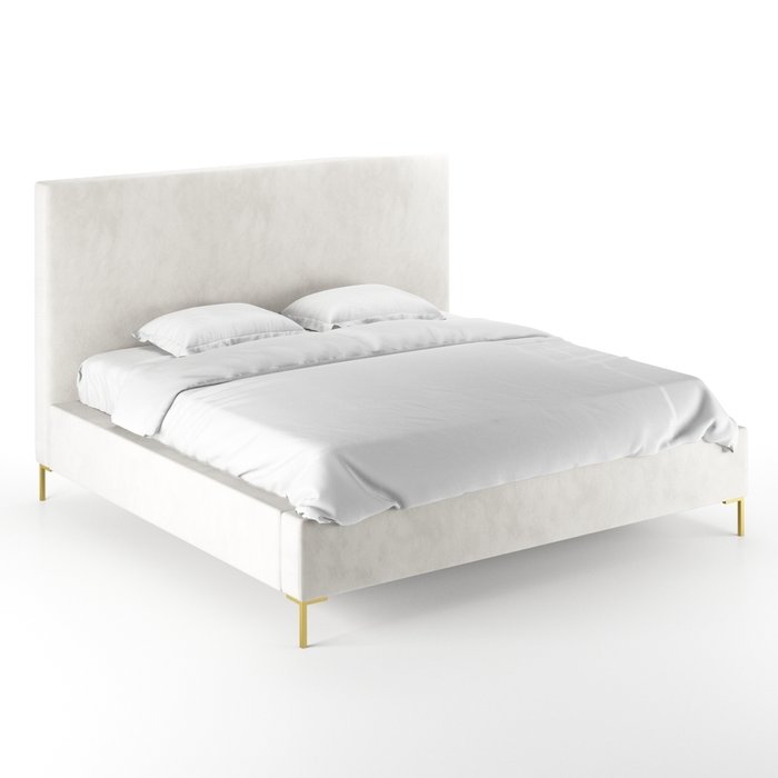 Кровать Kona 200х200 белого цвета  - купить Кровати для спальни по цене 79000.0