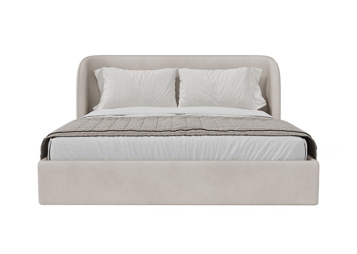 Кровать Classic 180х200 молочного цвета с подъемным механизмом - купить Кровати для спальни по цене 109900.0