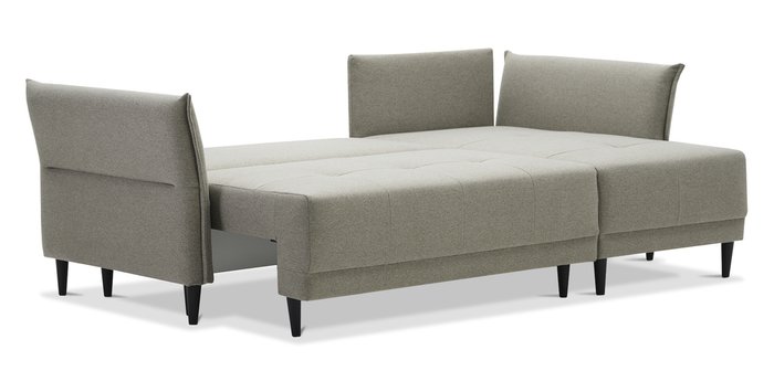 Угловой диван-кровать Лома темно-бежевого цвета - лучшие Угловые диваны в INMYROOM
