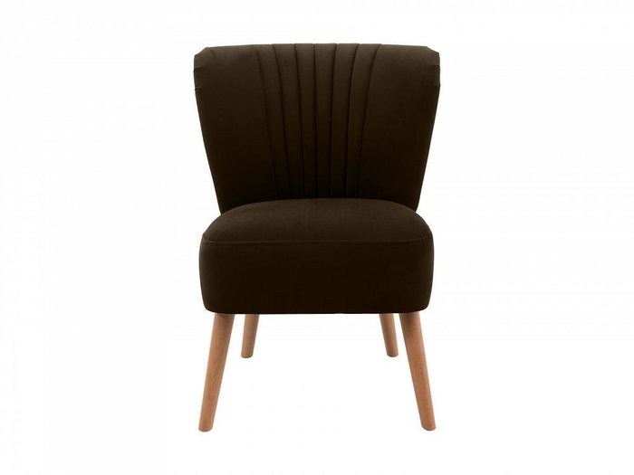 Кресло Barbara темно-коричневого цвета - купить Интерьерные кресла по цене 20340.0