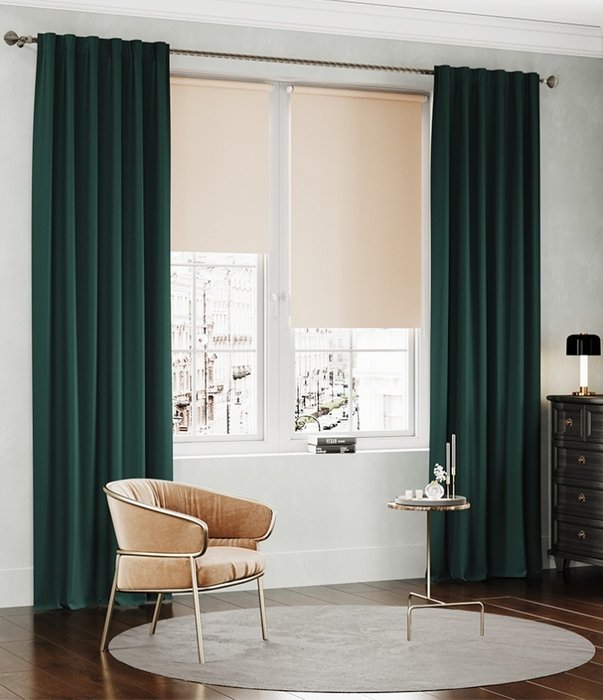 портьера Канвас 150х280 маренго