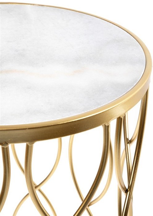 Столик интерьерный с белым мрамором - купить Кофейные столики по цене 11566.0