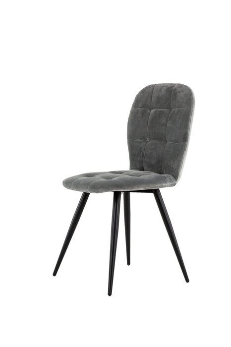 Стул Vix цвета асфальт - лучшие Обеденные стулья в INMYROOM