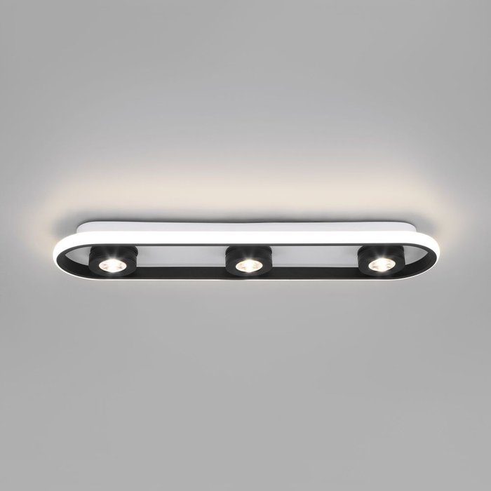 Потолочный светодиодный светильник 20123/3 LED белый/черный Slam