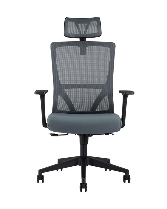 Кресло руководителя Top Chairs Local серого цвета - купить Офисные кресла по цене 7290.0
