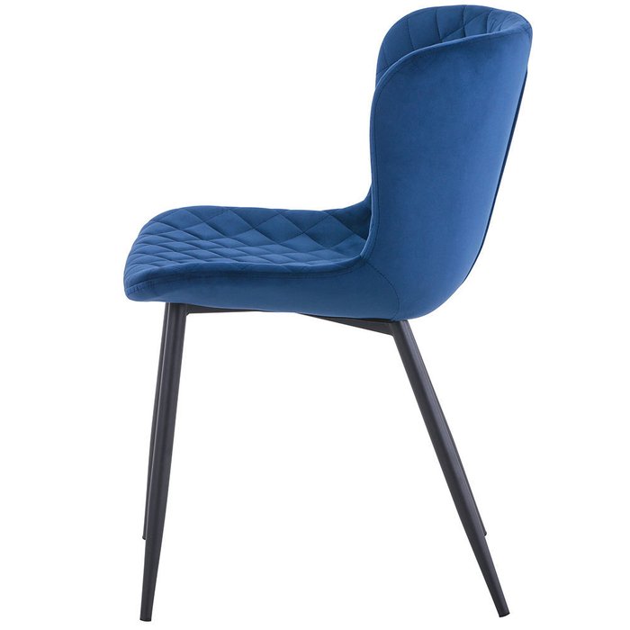 Стул Darcy синего цвета - лучшие Обеденные стулья в INMYROOM