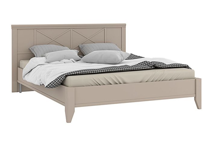 Кровать Кантри в цвете кашемир серый - лучшие Кровати для спальни в INMYROOM