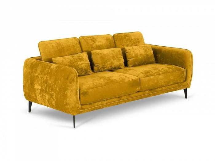 Диван Amsterdam желтого цвета - купить Прямые диваны по цене 89910.0