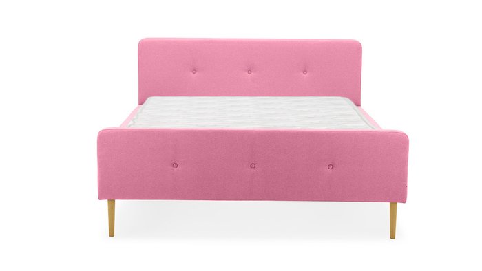 Кровать Левита 160х200 розового цвета  - купить Кровати для спальни по цене 52300.0