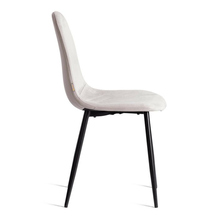 Комплект из четырех стульев Breeze светло-серого цвета - лучшие Обеденные стулья в INMYROOM
