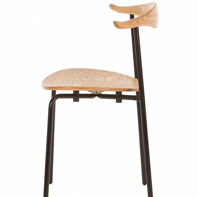 Обеденный стул из металла и дерева  - купить Обеденные стулья по цене 9991.0