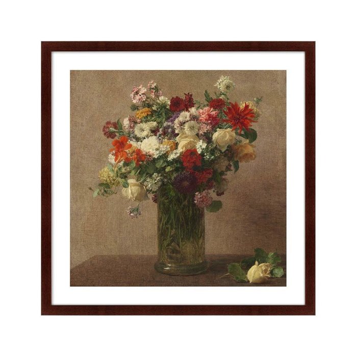 Репродукция картины Flowers from Normandy 1887 г. - купить Картины по цене 11999.0