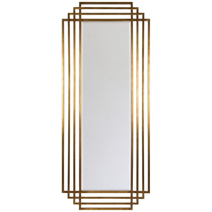 Настенное зеркало Эмпайр в раме золотого цвета 
