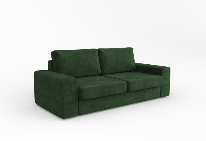 Диван-кровать Lagom темно-зеленого цвета - купить Прямые диваны по цене 71489.0