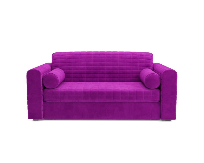 Диван-кровать Барон фиолетового цвета - купить Прямые диваны по цене 35190.0