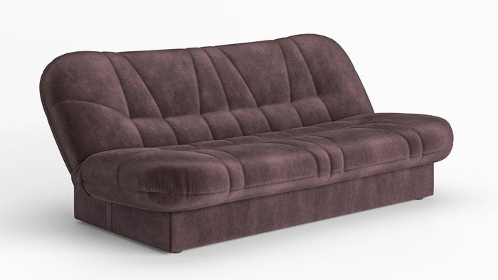 Диван-кровать Диана-Тerw темно-коричневого цвета - купить Прямые диваны по цене 44991.0