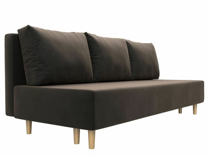 Диван-кровать Лига 033 темно-коричневого цвета - лучшие Прямые диваны в INMYROOM