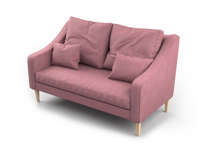 Диван Ричи розового цвета - купить Прямые диваны по цене 34990.0