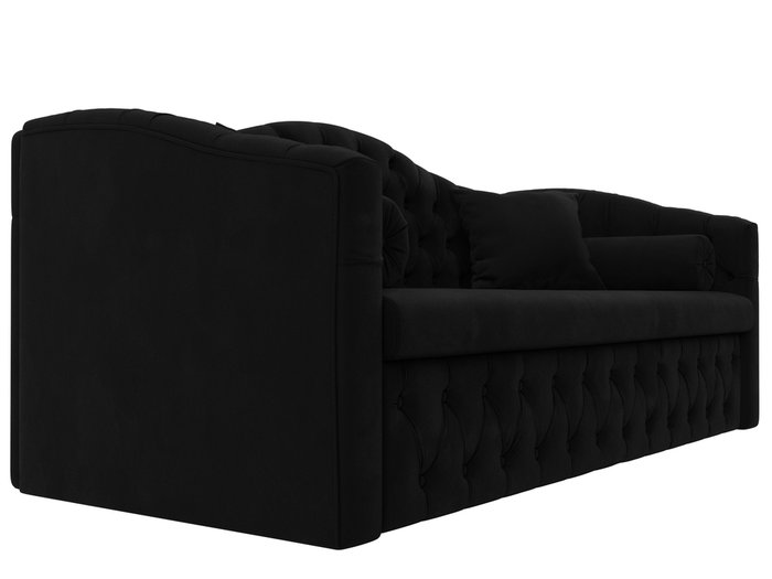 Прямой диван-кровать Мечта черного цвета - лучшие Прямые диваны в INMYROOM