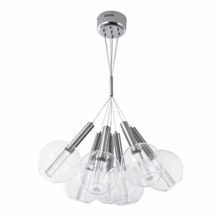 Подвесной светильник ML.88917.7 CH (стекло, цвет прозрачный) Подвесной светильник ML.88917.7 CH (стекло, цвет прозрачный)