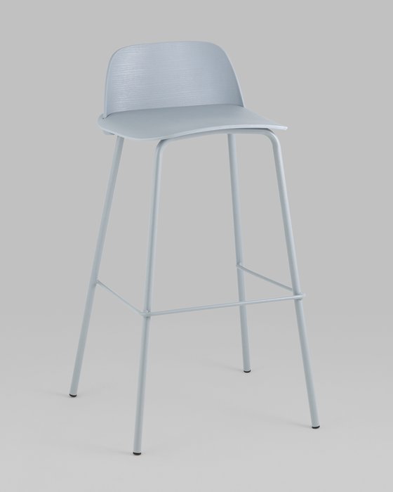 Стул барный Mist серо-голубого цвета - купить Барные стулья по цене 5690.0
