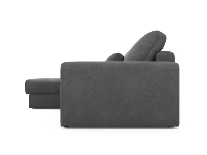 Угловой диван-кровать левый Ruiz серого цвета - лучшие Угловые диваны в INMYROOM