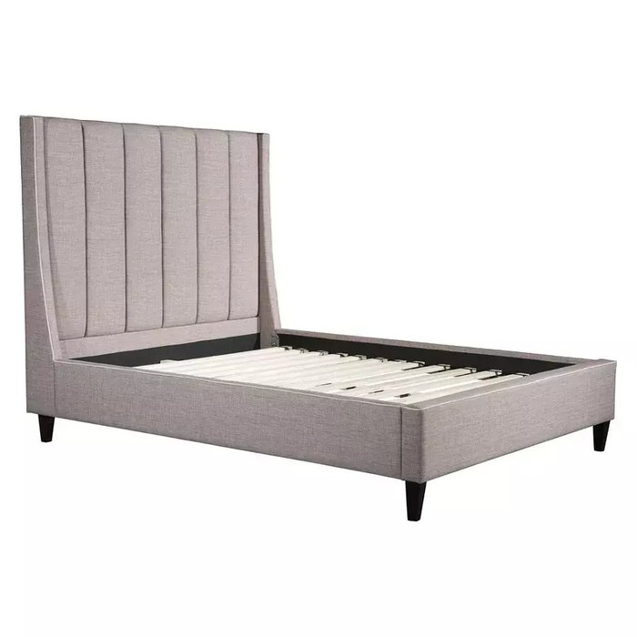 Кровать Odina 140х200 бежево-серого цвета - лучшие Кровати для спальни в INMYROOM