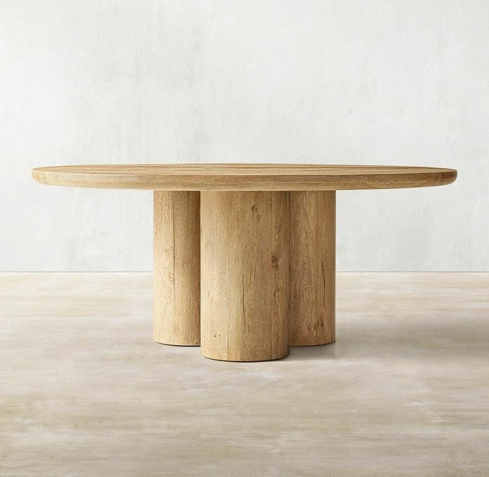 Обеденный стол Осло бежевого цвета - лучшие Обеденные столы в INMYROOM