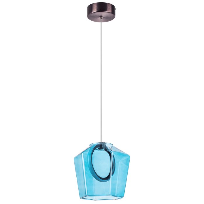 Люстра CARAMELLO LED 6W 110LM КОФЕЙНЫЙ/ГОЛУБОЙ 3000K Люстра CARAMELLO LED 6W 110LM КОФЕЙНЫЙ/ГОЛУБОЙ 3000K