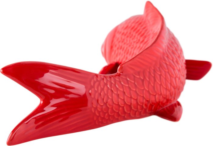 Декор из керамики Mirror Fish red middle - лучшие Фигуры и статуэтки в INMYROOM