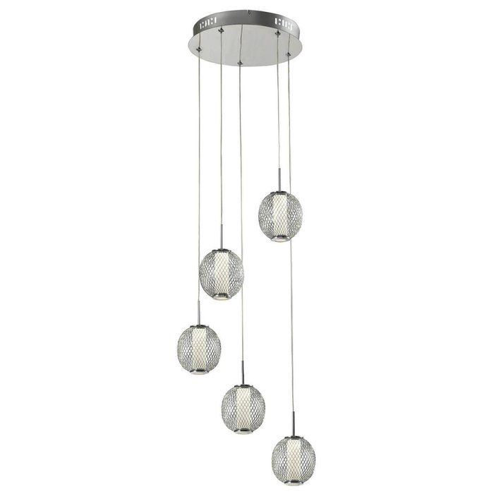 Подвесная люстра 10250/5LED (акрил, цвет хром) Подвесная люстра 10250/5LED (акрил, цвет хром)