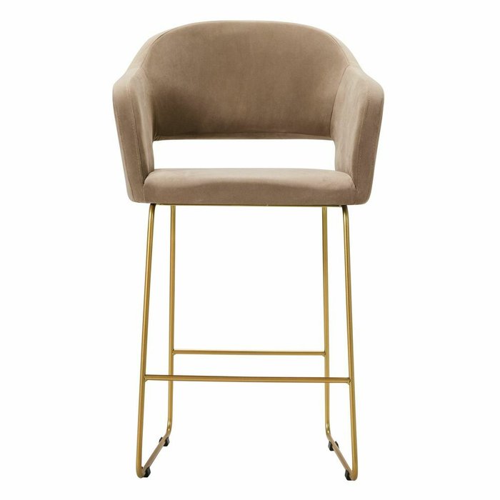 Полубарный стул Oscar бежевого цвета - купить Барные стулья по цене 13860.0