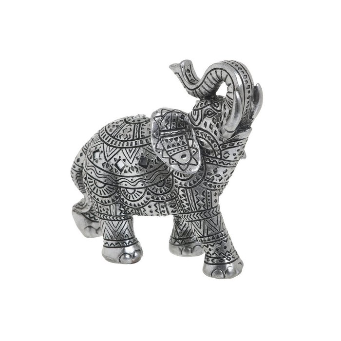 Статуэтка Слон серебряного цвета 