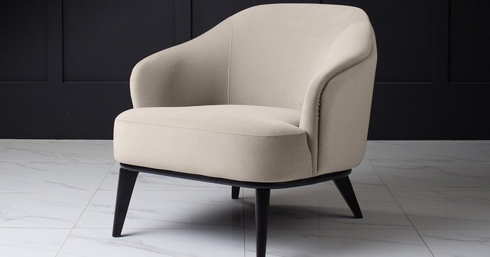 Кресло Bend серого цвета - лучшие Интерьерные кресла в INMYROOM