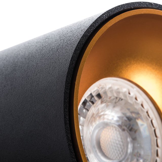 Потолочный светильник Riti 27571 (алюминий, цвет черный) - купить Накладные споты по цене 2409.0
