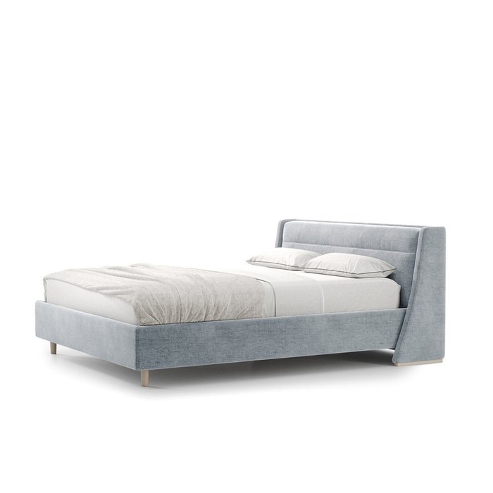 Кровать Iris 160х200 серого цвета 