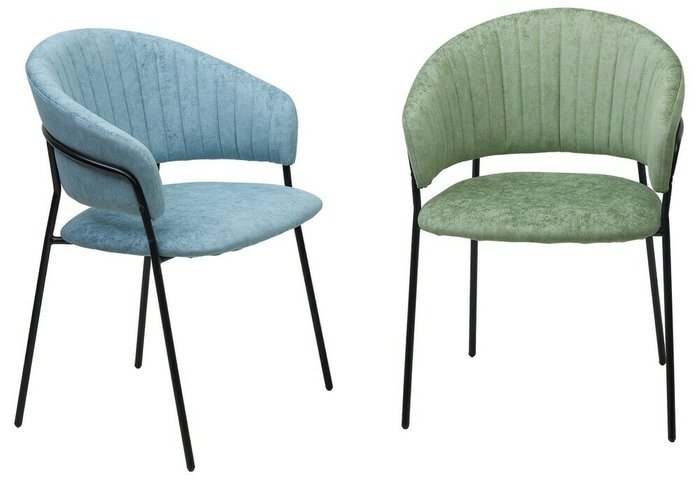 Стул Гемма бирюзового цвета  - лучшие Обеденные стулья в INMYROOM