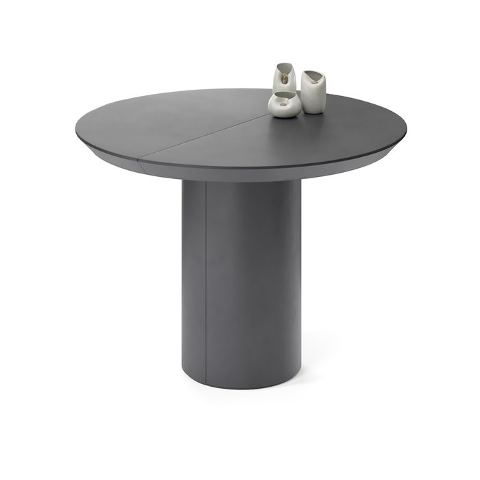 Обеденный стол раздвижной Ансер S черного цвета - лучшие Обеденные столы в INMYROOM
